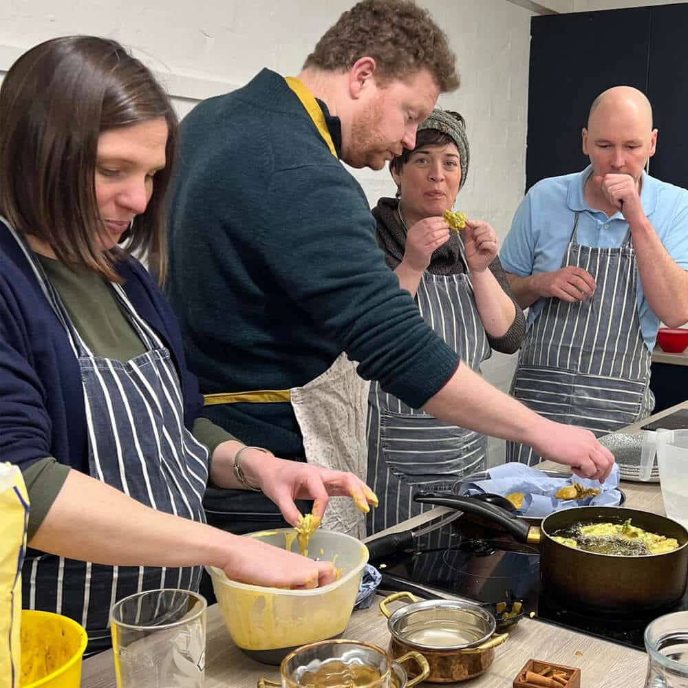 Cooking lessons from Seema Dalvi from Dalvee Restaurant Poulton