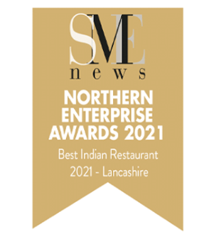 Northern Enterprise Awards 2021 Best Indian restaurant Winner
